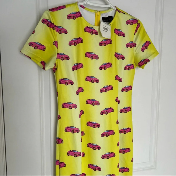 Hayley Elsaesser x Barbie  Car Print Maxi T-Shirt Dress XS - Picture 11 of 13